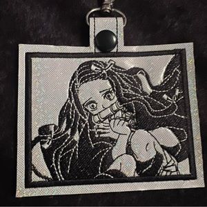 Demon slayer anime Nezuko Kamado handmade Keychain!! Brand new!!